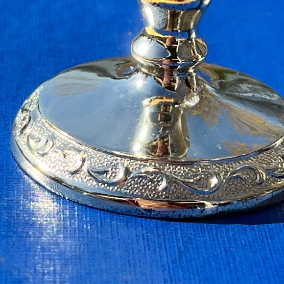 NIB Set of Six Silver-plated, Gold lined Sherry, Sweet Port, Liqueur Goblets - Picture 7 of 9